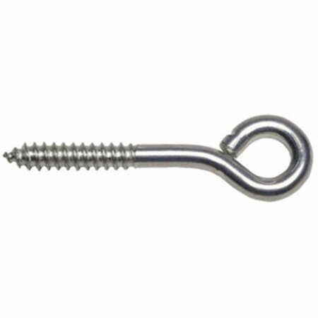 EAT-IN Hardware 220665 Lag Screw Eyes 0.25 x 3.75 in. Zinc Plated, 10PK EA446421